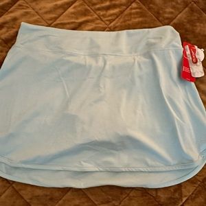 NWT: Women’s Tennis / Active Skirt with Shorts, Light Baby Blue, Size Medium
